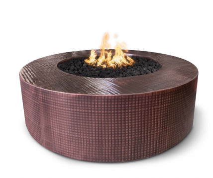 Hammered Copper Fire Pits