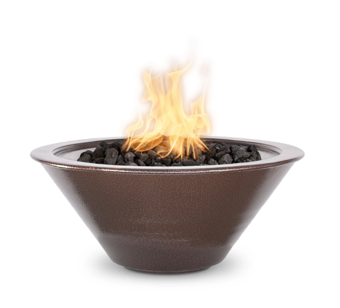 36" Round Cazo Fire Bowl in Powder Coated Metal by The Outdoor Plus