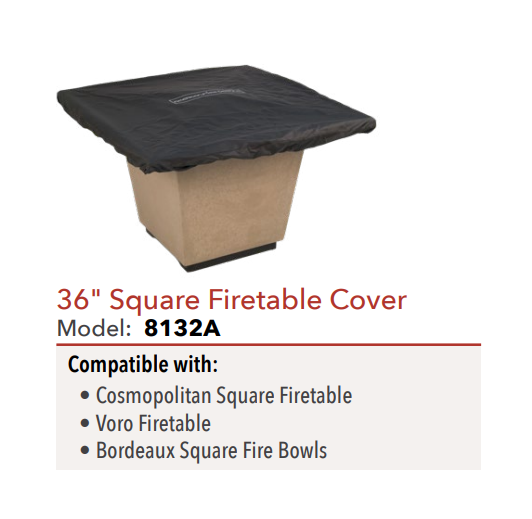 36" Fire Table Cover by American Fyre Designs