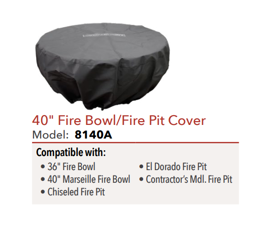 40" Fire Table Cover by American Fyre Designs