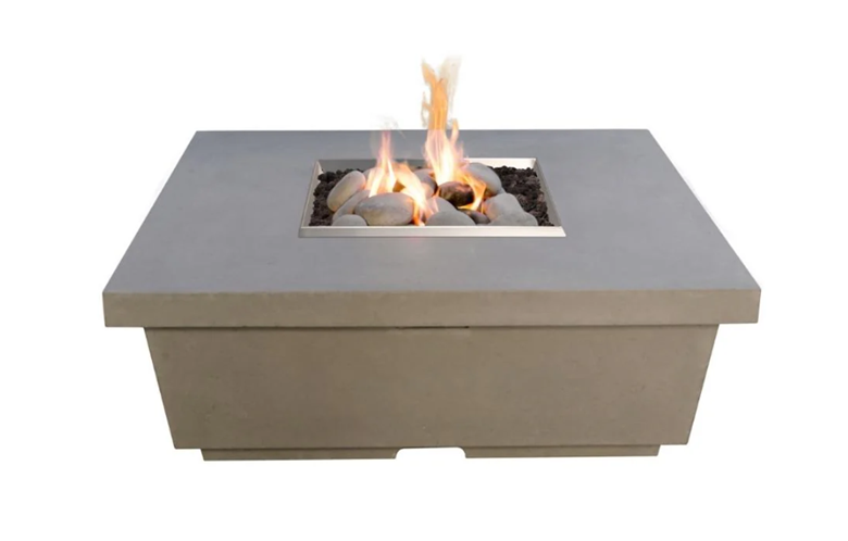 44" Square Contempo Firetable by American Fyre Designs