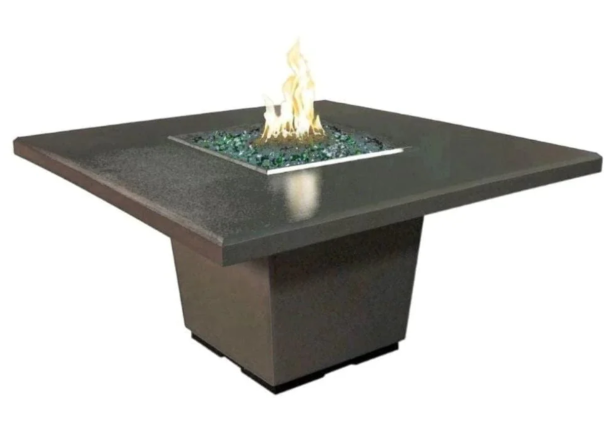 American Fyre Designs 60" Cosmopolitan Square Dining Height Fire Table