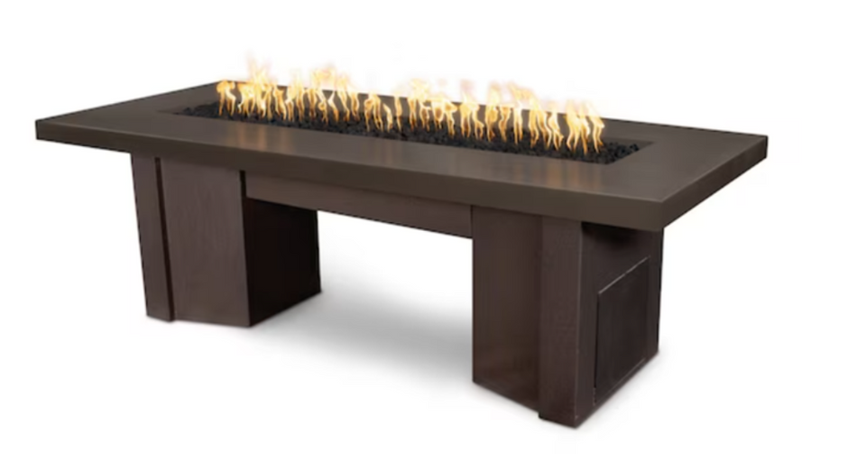 The Outdoor Plus 78" Alameda Fire Table in Powder Coated Finish