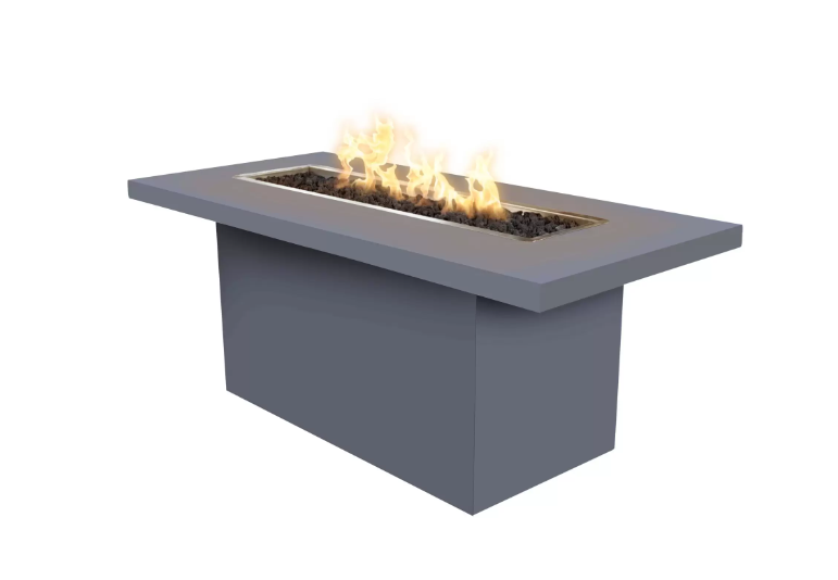 48" Rectangular Bella Fire Table in Powder Coated Steel by the Outdoor Plus (available in 7 colors)