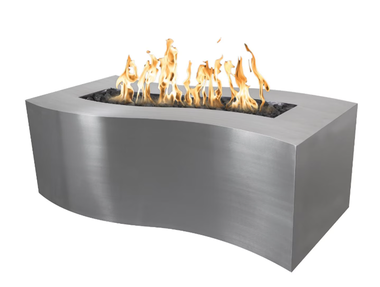 Stainless Steel Billow Fire Pit by the Outdoor Plus (available in 60" and 72")