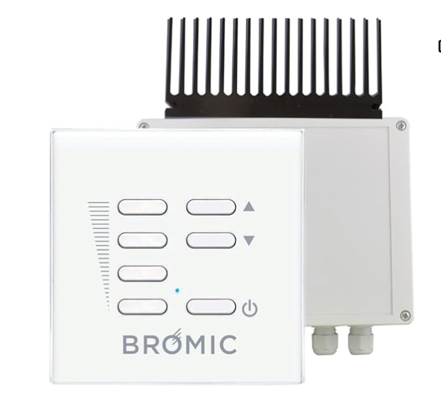 Bromic Heating - Dimmer Switch Control for Smart-Heat Electric Heaters (with wireless remote)