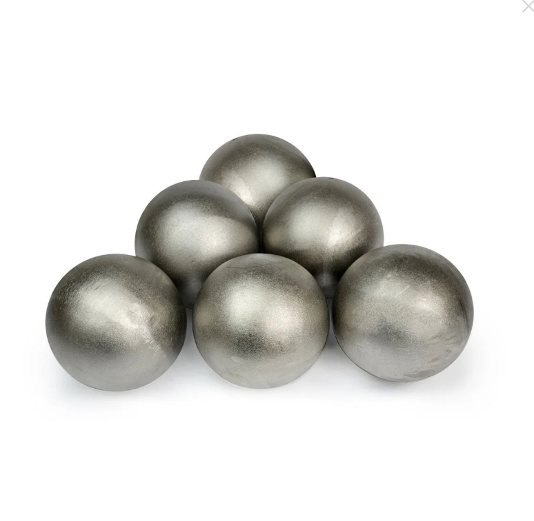 The Outdoor Plus 4-inch or 6-inch Set of 6 Steel Balls Fire Ornament