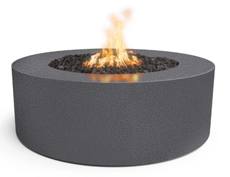 48" Round Unity - 24" Tall Fire Pit by The Outdoor Plus (available in a Metal Powdered Coated Finish & 3 Sizes)