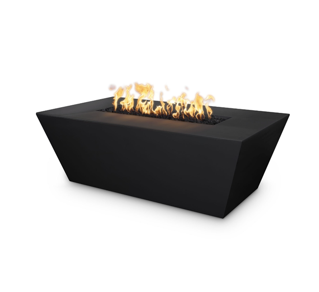 60" Rectangular Angelus Fire Table in Premium GFRC Colors by The Outdoor Plus