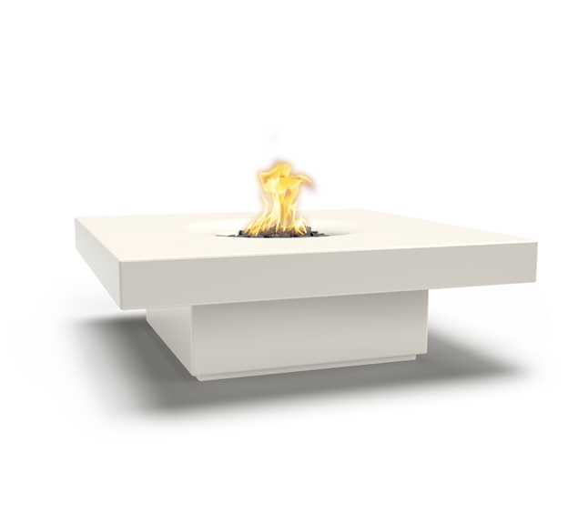 48" Square Balboa Fire Table in Premium GFRC Colors by The Outdoor Plus