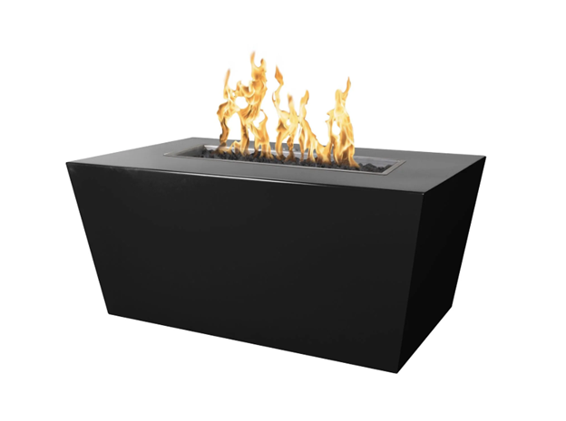 60" Mesa Rectangle Fire Table in Powder Coat by The Outdoor Plus