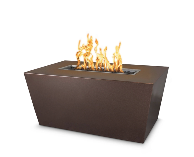 60" Mesa Rectangle Fire Table in Powder Coat by The Outdoor Plus