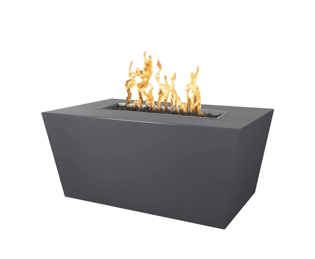 48" Mesa Rectangle Fire Table in Powder Coat by The Outdoor Plus