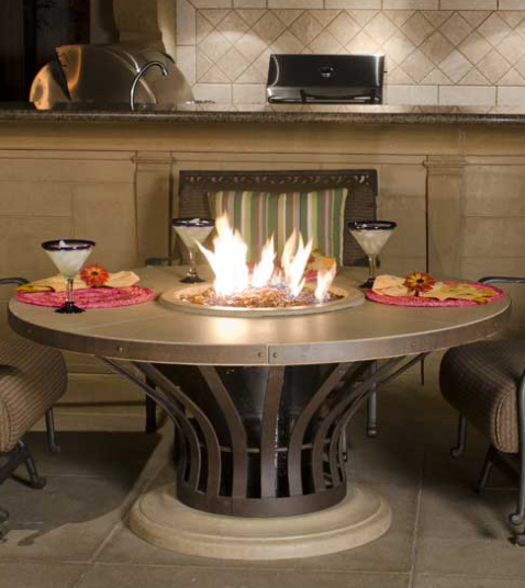 54" Round Fiesta Firetable by American Fyre Designs